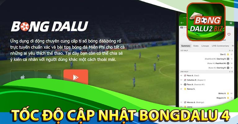 Tốc độ cập nhật thông tin của trang chủ bóng đá lu 4