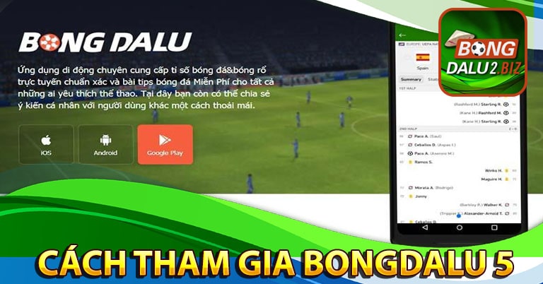 Những bước để nhanh chóng tham gia sử dụng bongdalu 5
