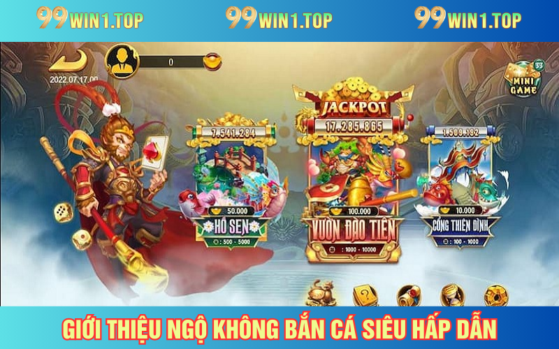 Ngộ Không bắn cá siêu hấp dẫn và lôi cuốn